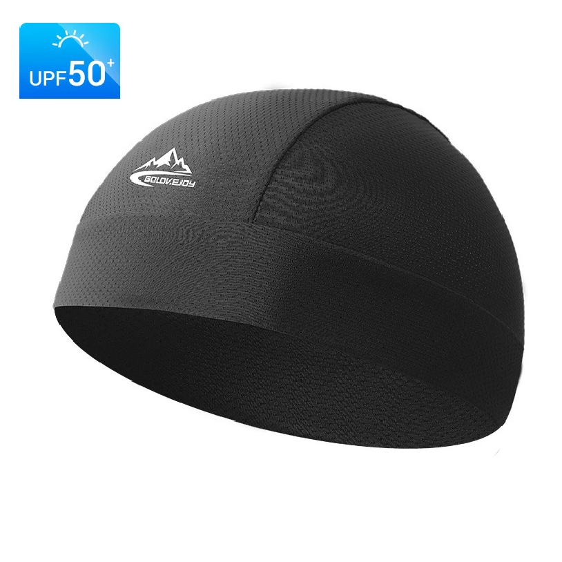 Skull Cap Helmet Liner - หมวกมอเตอร์ไซค์ แห้งเร็ว ป้องกันรังสียูวี หมวกกีฬา หมวกคลุมศีรษะ ซับในหมวกกันน็อค