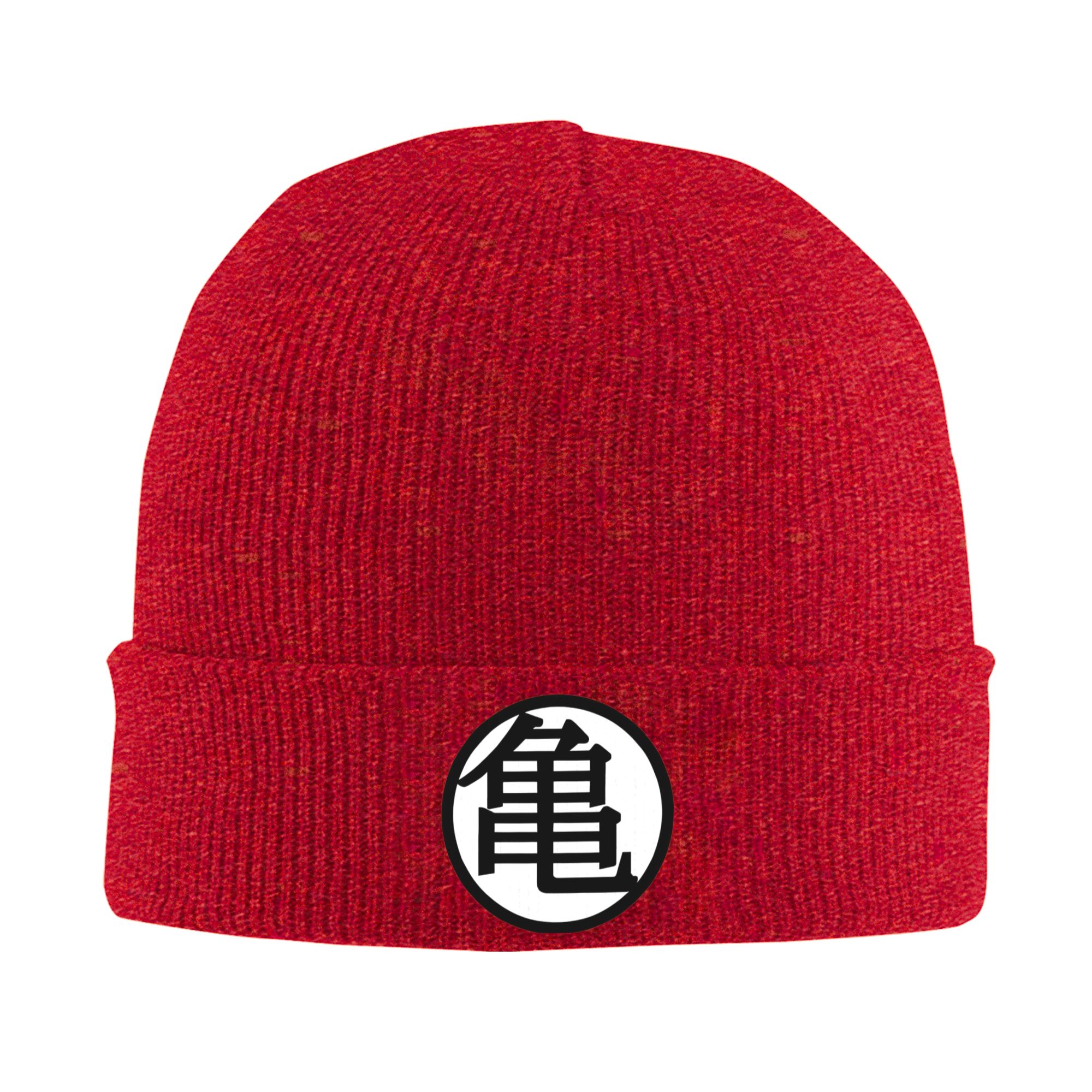 Beanie Cuffed Knit - หมวกบีนนี่ถักลายดราก้อนบอล สำหรับผู้ชายและผู้หญิง หมวกไหมพรมกันหนาว