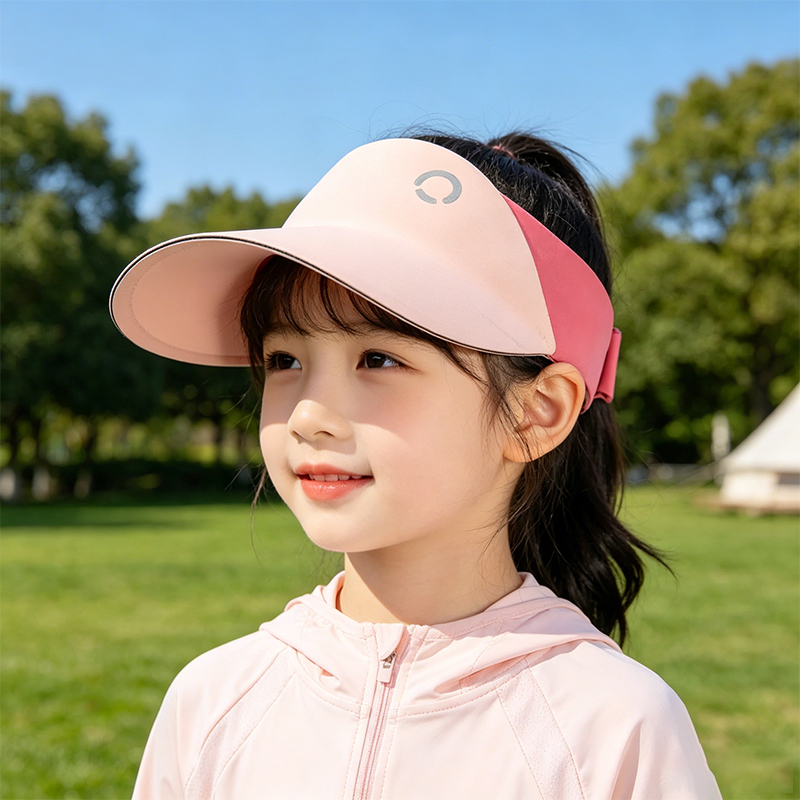 Running Cap Lightweight - หมวกกันแดดป้องกันรังสียูวีสำหรับเด็กแบบปรับได้ น้ำหนักเบา แห้งเร็ว ระบายอากาศได้ดี พร้อมสายรัดยางยืดสำหรับเล่นกีฬาและกิจกรรมกลางแจ้ง