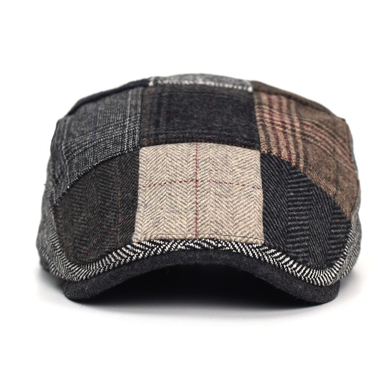 Newsboy Cap Ivy - High-End Classic Men's Patchwork Newsboy หมวก