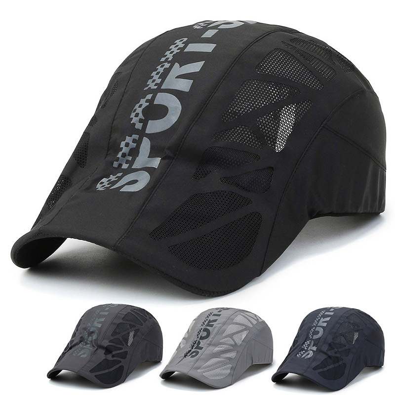 Newsboy Cap Ivy - หมวกแก๊ปทรงนิวส์บอยสำหรับผู้ชาย ผ้าตาข่ายระบายอากาศ หมวกไอวี่ หมวกแก๊ปทรงแบนสำหรับฤดูร้อน หมวกสำหรับเดินป่า กิจกรรมกลางแจ้ง