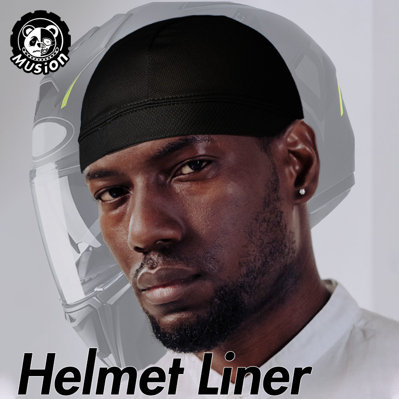 Skull Cap Helmet Liner - Musion 10K Vents หมวกหมวกสําหรับชายเหงื่อดูดซับหมวกกะโหลกศีรษะภายใต้หมวกนิรภัย Moisture Wicking