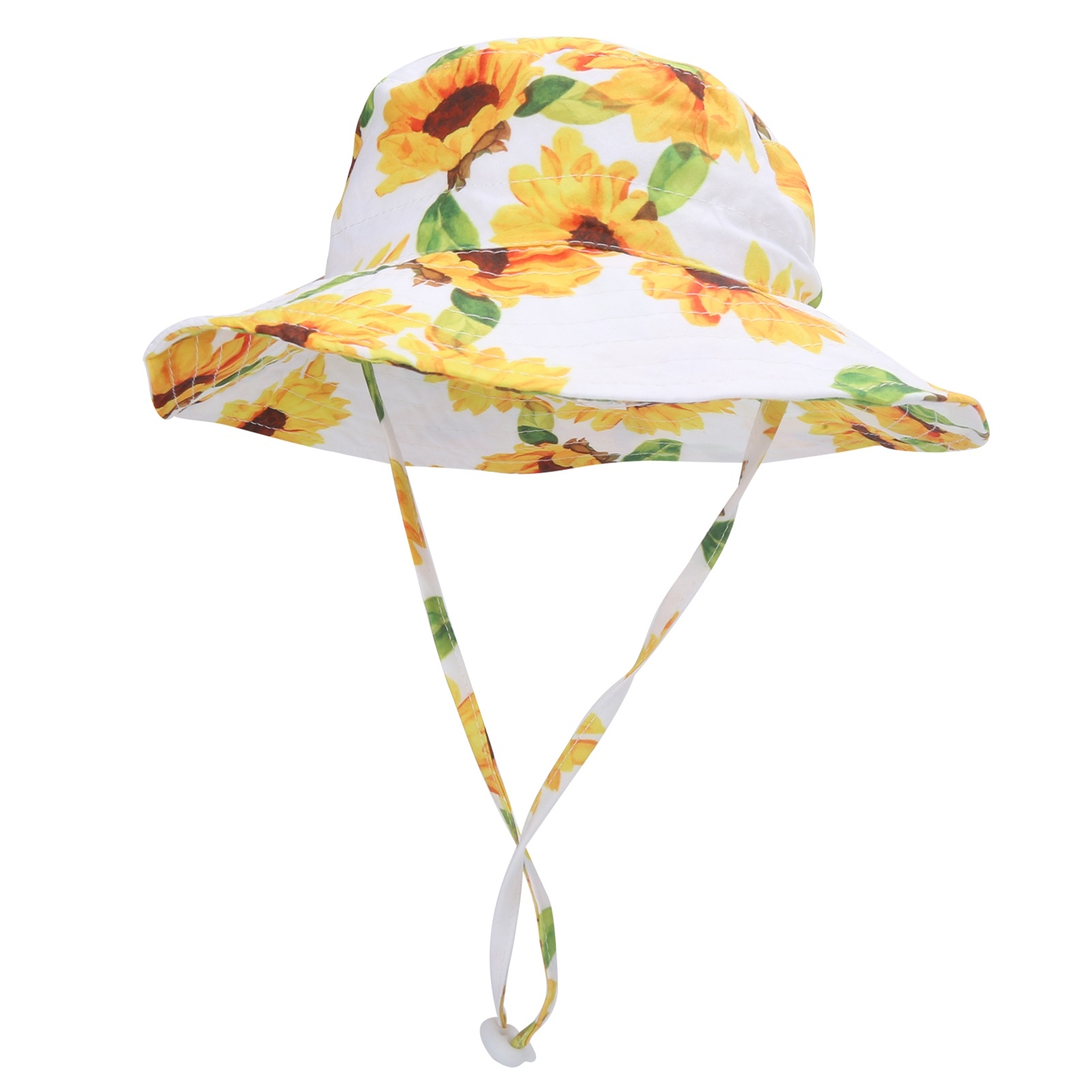 Bucket Hat Cotton - หมวกกันแดดสำหรับเด็ก ลายดอกไม้ ระบายอากาศได้ดี แฟชั่น ทันสมัย เหมาะสำหรับกิจกรรมกลางแจ้ง