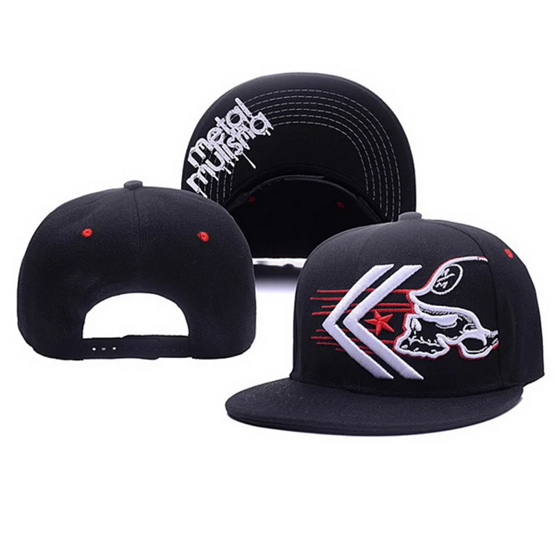 หมวกเบสบอลปักลายโครงกระดูกแบบ  - Snapback Hat Flat บทวิจารณ์และราคา
