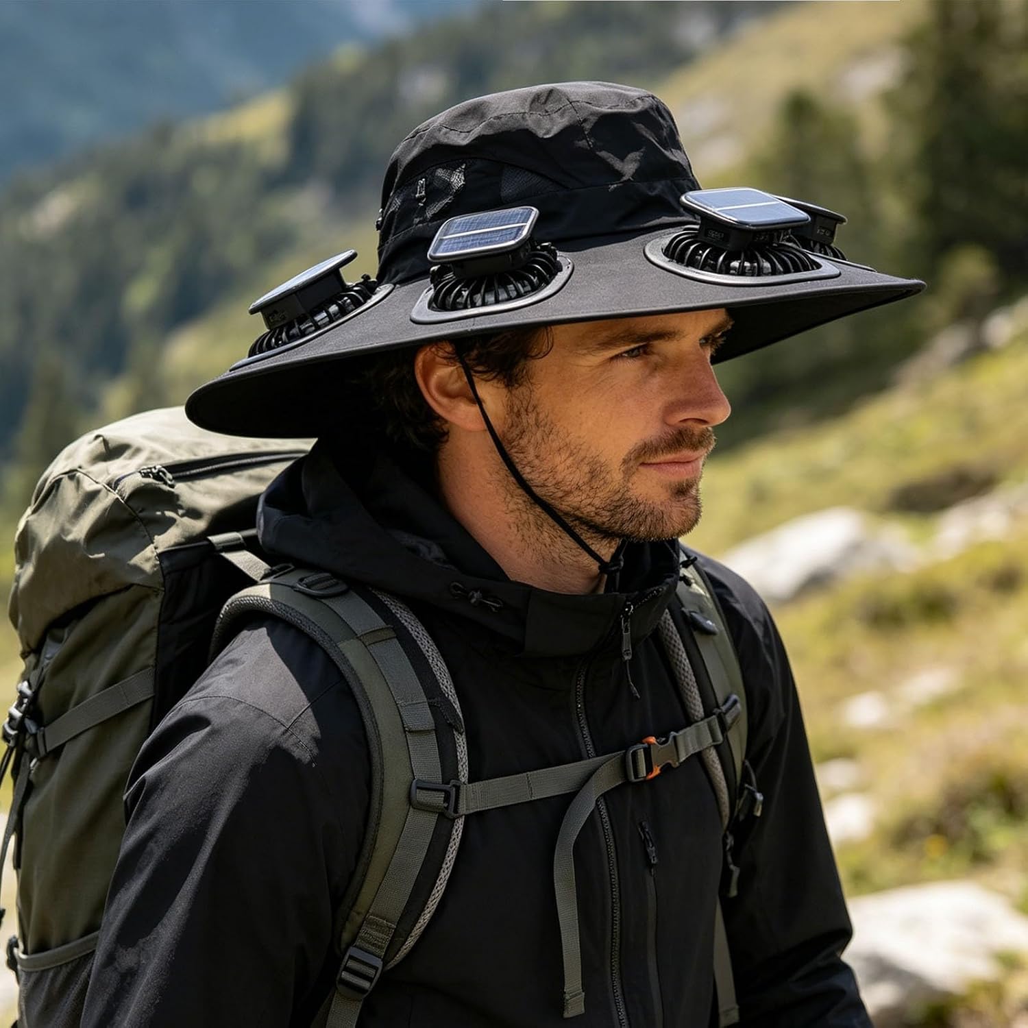 หมวกกันแดดพัดลม 6 ใบพัด รุ่น 2 - Visor Sun Hat บทวิจารณ์และราคา
