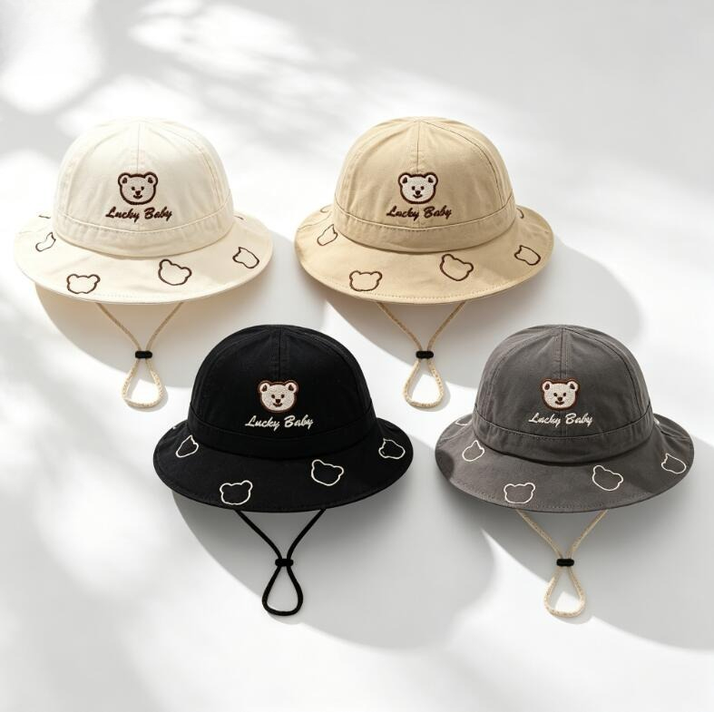 หมวกบักเก็ตเด็กน่ารักลายการ์ตู - Bucket Hat Cotton บทวิจารณ์และราคา
