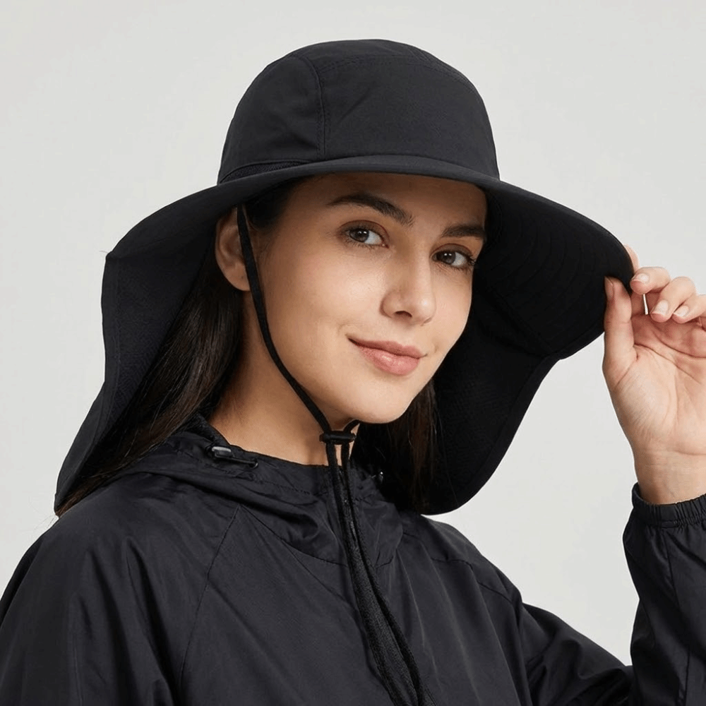 หมวกกันแดดปีกกว้างแฟชั่นสำหรับ - Bucket Hat Cotton บทวิจารณ์และราคา