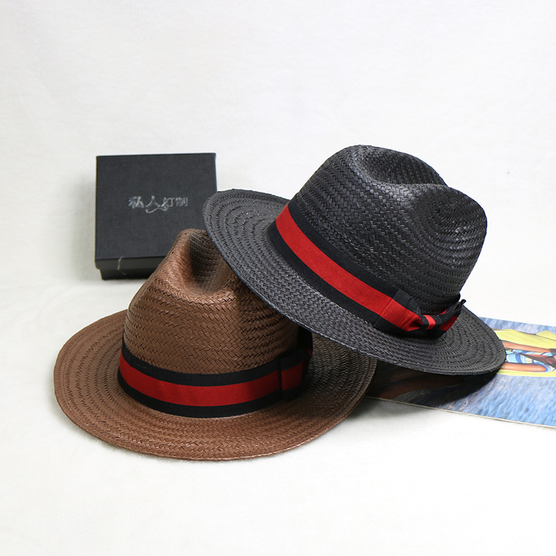 หมวกฟางทอมือสไตล์คาวบอยแจ๊สสำห - Cowboy Hat Straw บทวิจารณ์และราคา