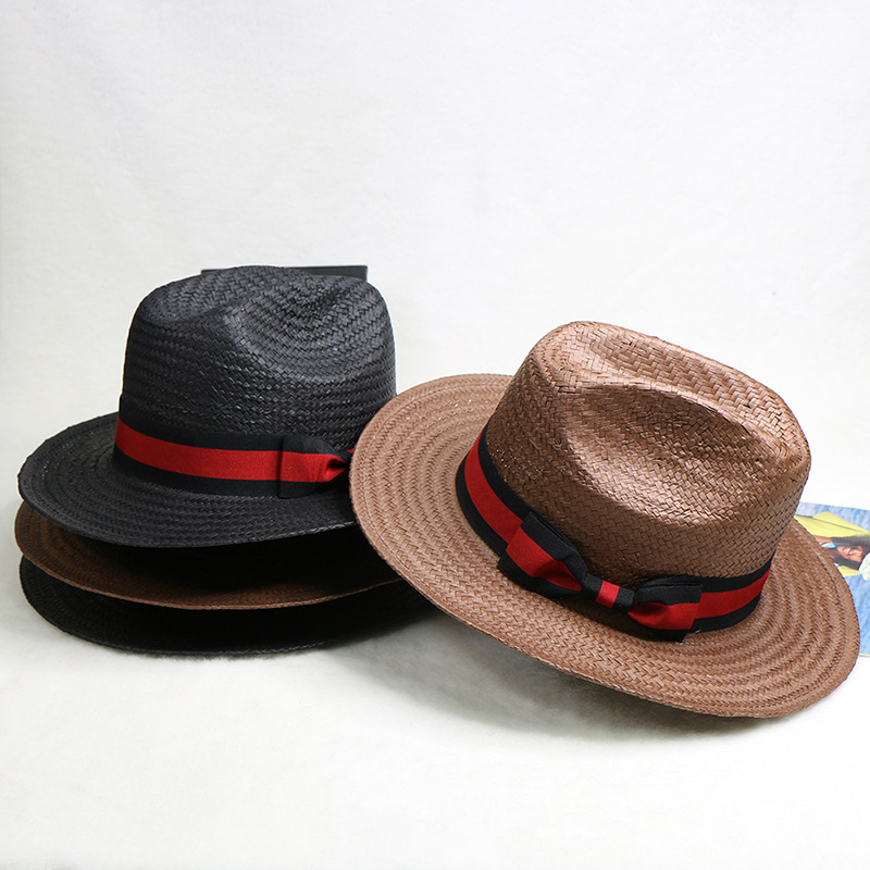 หมวกฟางทอมือสไตล์คาวบอยแจ๊สสำห - Cowboy Hat Straw บทวิจารณ์และราคา