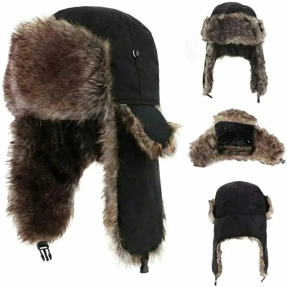 หมวกกันหนาวแบบรัสเซียสำหรับผู้ - Winter Trapper Hat บทวิจารณ์และราคา