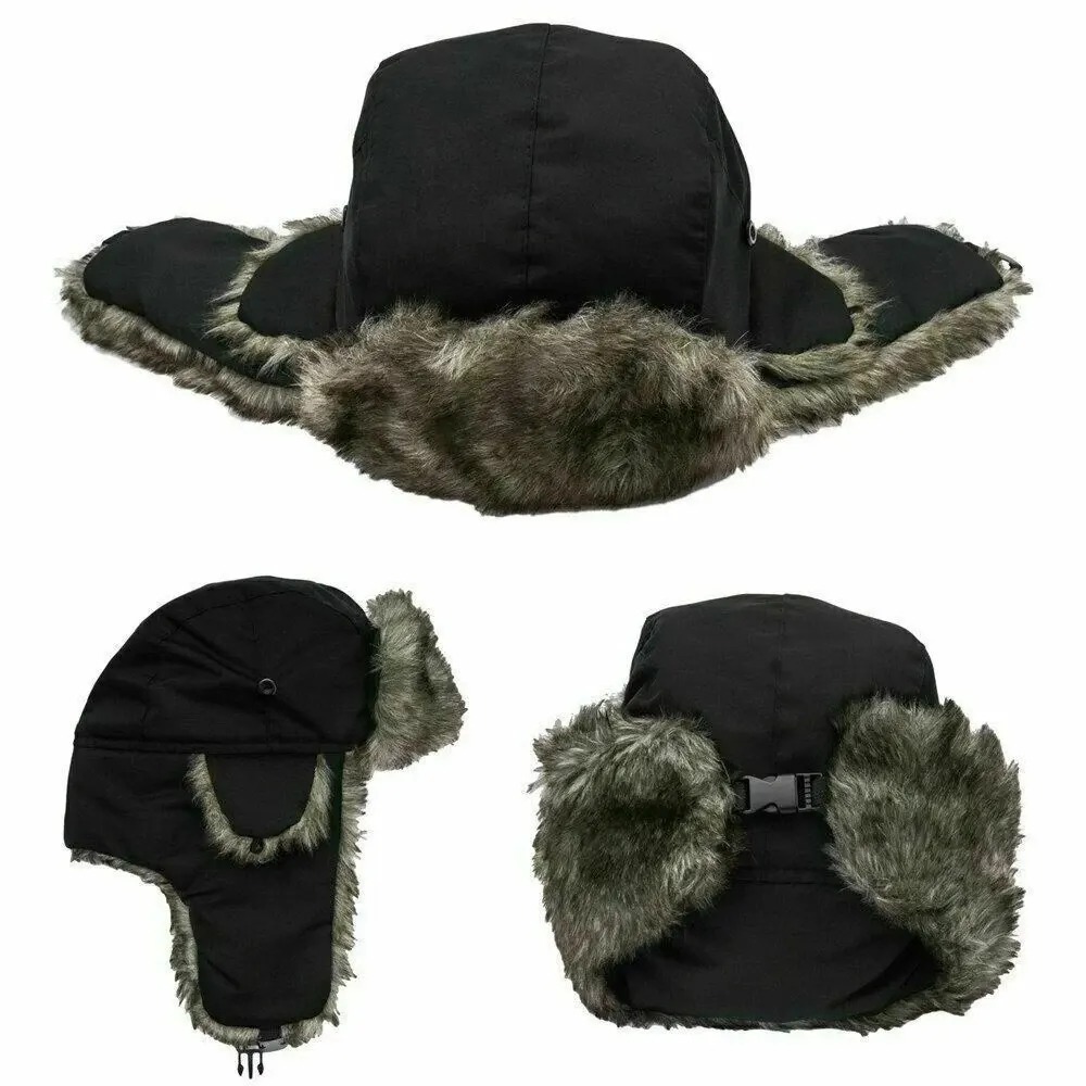 หมวกกันหนาวแบบรัสเซียสำหรับผู้ - Winter Trapper Hat บทวิจารณ์และราคา