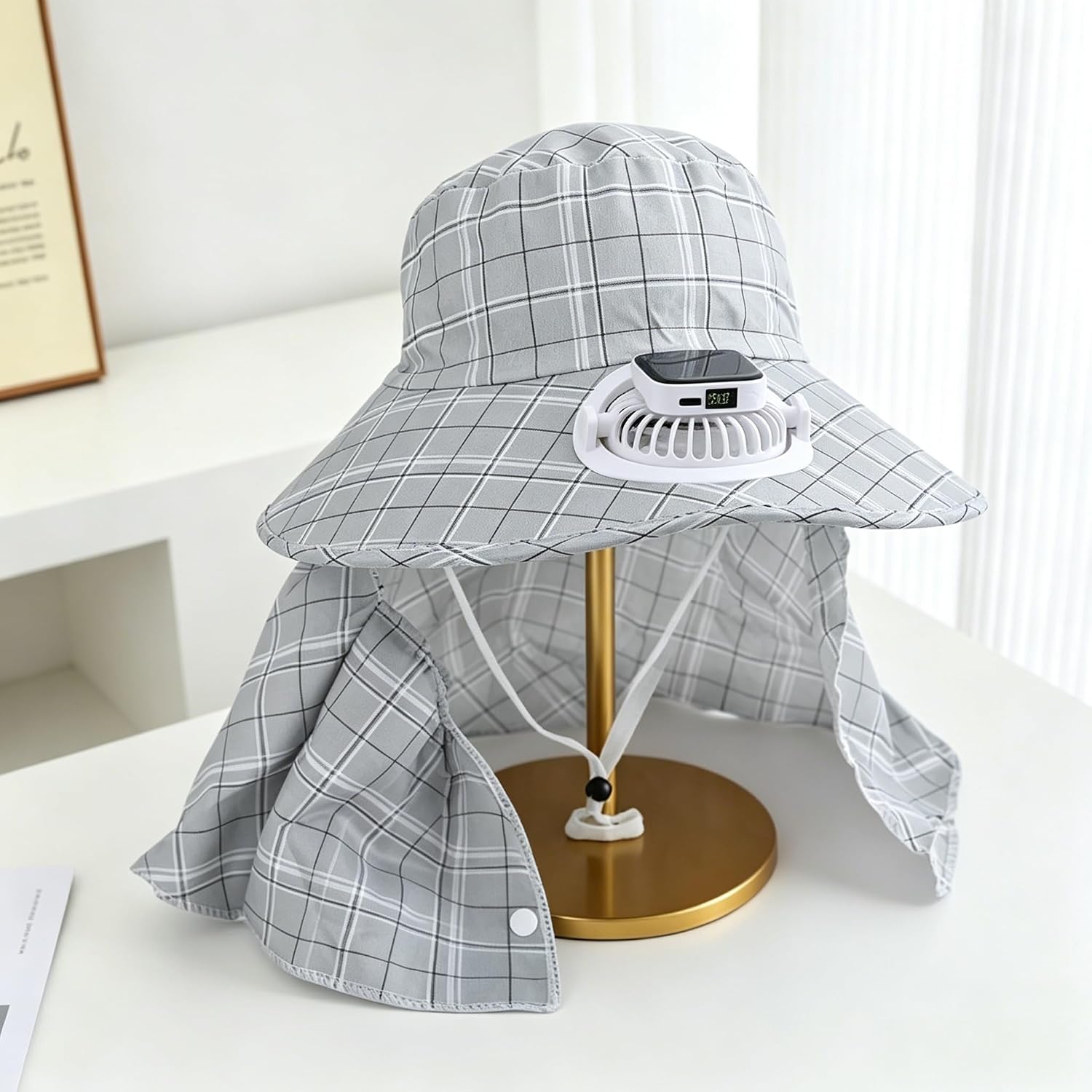 หมวกพัดลมพลังงานแสงอาทิตย์ 1 ช - Visor Sun Hat บทวิจารณ์และราคา