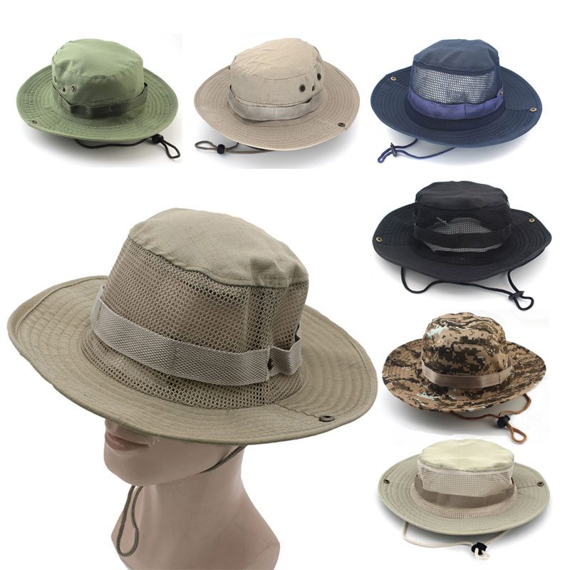 หมวกยุทธวิธีลายพรางหมวกบังแดดส - Boonie Hat Tactical บทวิจารณ์และราคา
