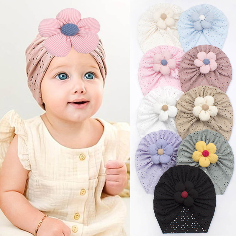 3D ดอกไม้เด็ก Turban หมวกฤดูร้ - Dad Hat Cotton บทวิจารณ์และราคา