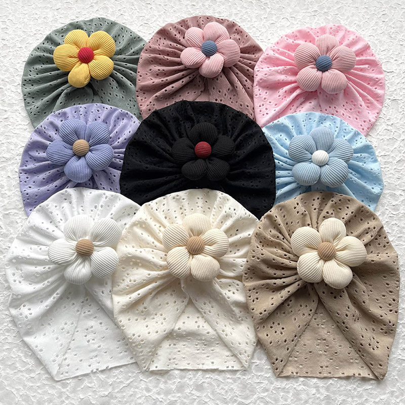 3D ดอกไม้เด็ก Turban หมวกฤดูร้ - Dad Hat Cotton บทวิจารณ์และราคา