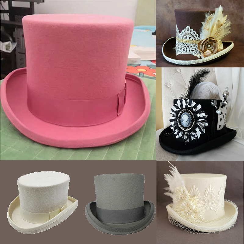 ผู้ชายใหม่หมวกขนสัตว์ 100% หมว - Fedora Hat Wool บทวิจารณ์และราคา