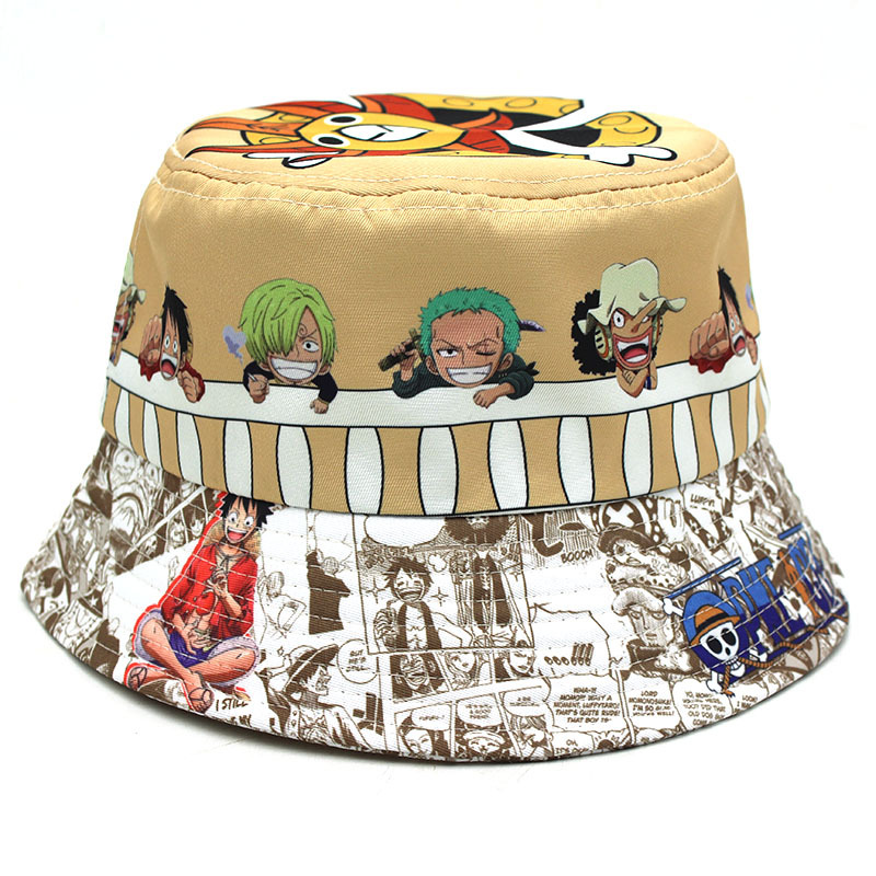 หมวกบักเก็ตวันพีซลายการ์ตูนน่า - Bucket Hat Cotton บทวิจารณ์และราคา