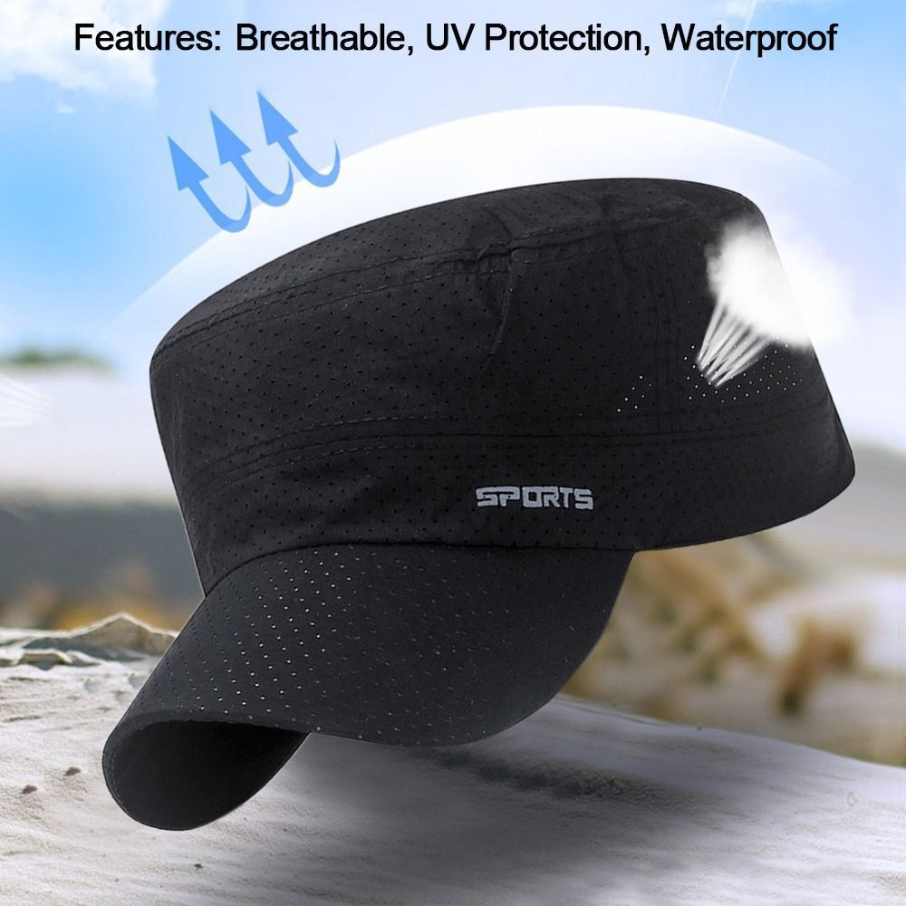 หมวกกันแดดระบายอากาศกลางแจ้ง ห - Snapback Hat Flat บทวิจารณ์และราคา