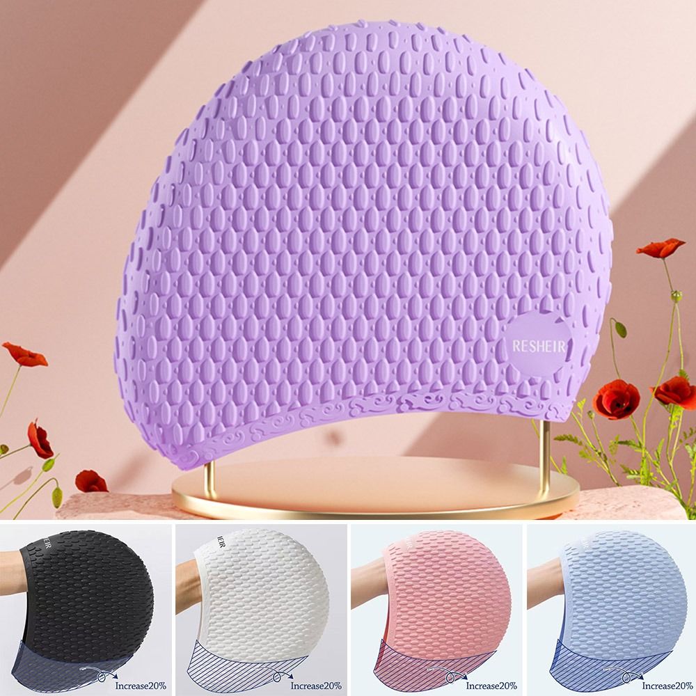 หมวกว่ายน้ําฤดูร้อนแบบยืดหยุ่น - Swim Hat Silicone บทวิจารณ์และราคา