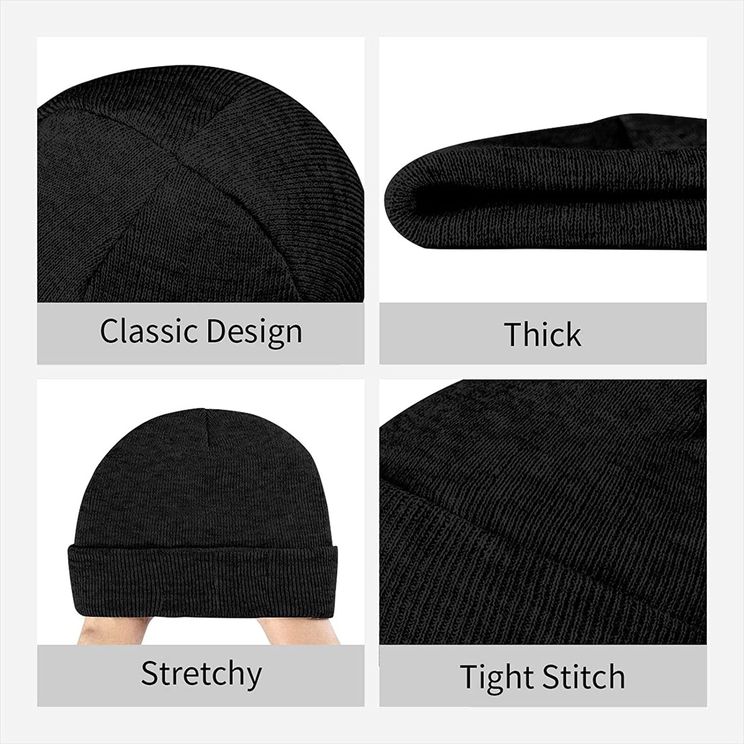 หมวกบีนนี่ลายเยอรมันเชพเพิร์ดส - Beanie Cuffed Knit บทวิจารณ์และราคา
