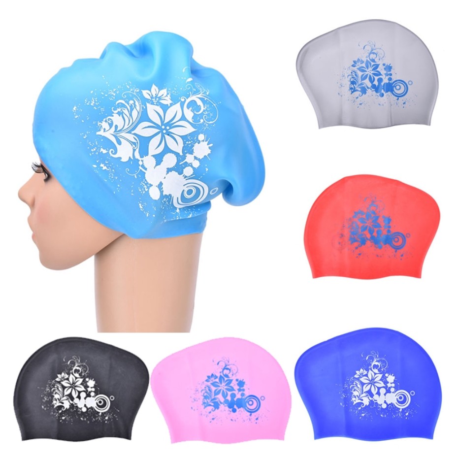 หมวกว่ายน้ําซิลิโคนสําหรับผมยา - Swim Hat Silicone บทวิจารณ์และราคา