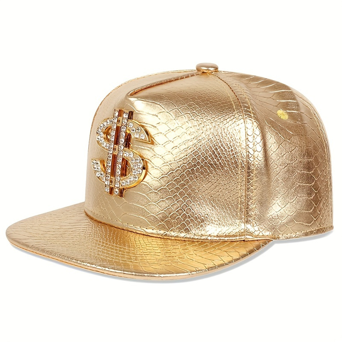 หนังลายโลหะ หมวกเบสบอล ผู้ชาย  - Baseball Cap Structured บทวิจารณ์และราคา