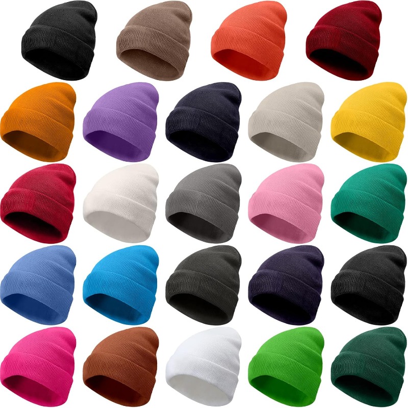 หมวกบีนนี่หนานุ่มสำหรับฤดูหนาว - Beanie Cuffed Knit บทวิจารณ์และราคา