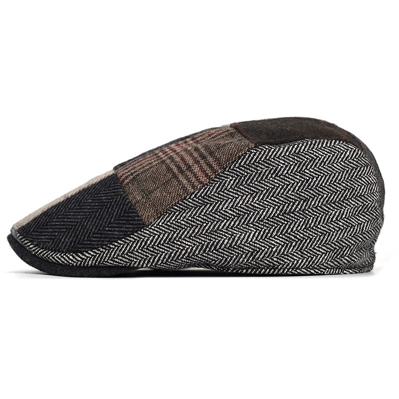 High-End Classic Men's Patchwo - Newsboy Cap Ivy บทวิจารณ์และราคา