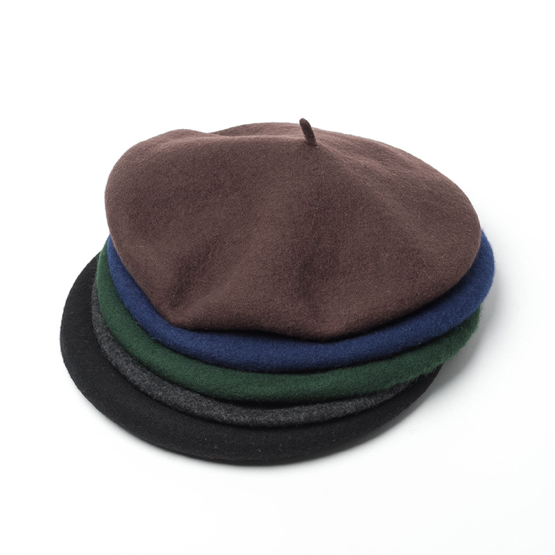ผู้ชายผู้หญิงกองทัพทหารทหารหมว - Beret French Wool บทวิจารณ์และราคา