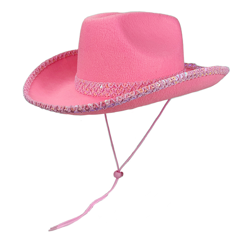 ผู้หญิงผู้ชายเลื่อม Cowgirl หม - Sun Hat Wide Brim บทวิจารณ์และราคา