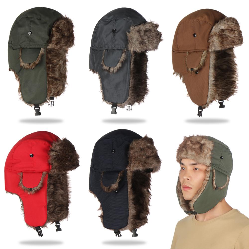 หมวกไหมพรมกันหนาวแบบมีที่ปิดหู - Winter Trapper Hat บทวิจารณ์และราคา
