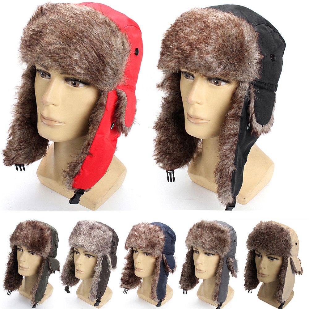 หมวกไหมพรมกันหนาวแบบมีที่ปิดหู - Winter Trapper Hat บทวิจารณ์และราคา