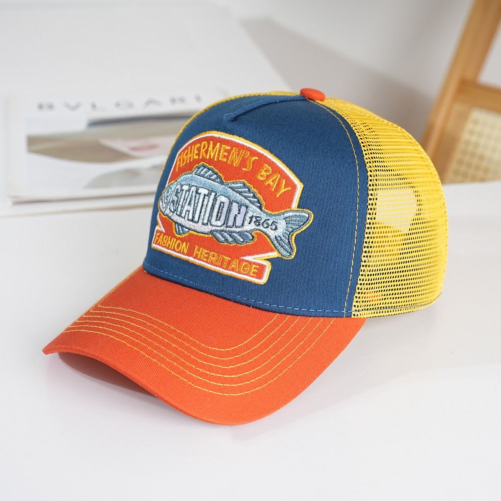 หมวกกลางแจ้ง หมวกตกปลาแบบระบาย - Trucker Cap Mesh บทวิจารณ์และราคา