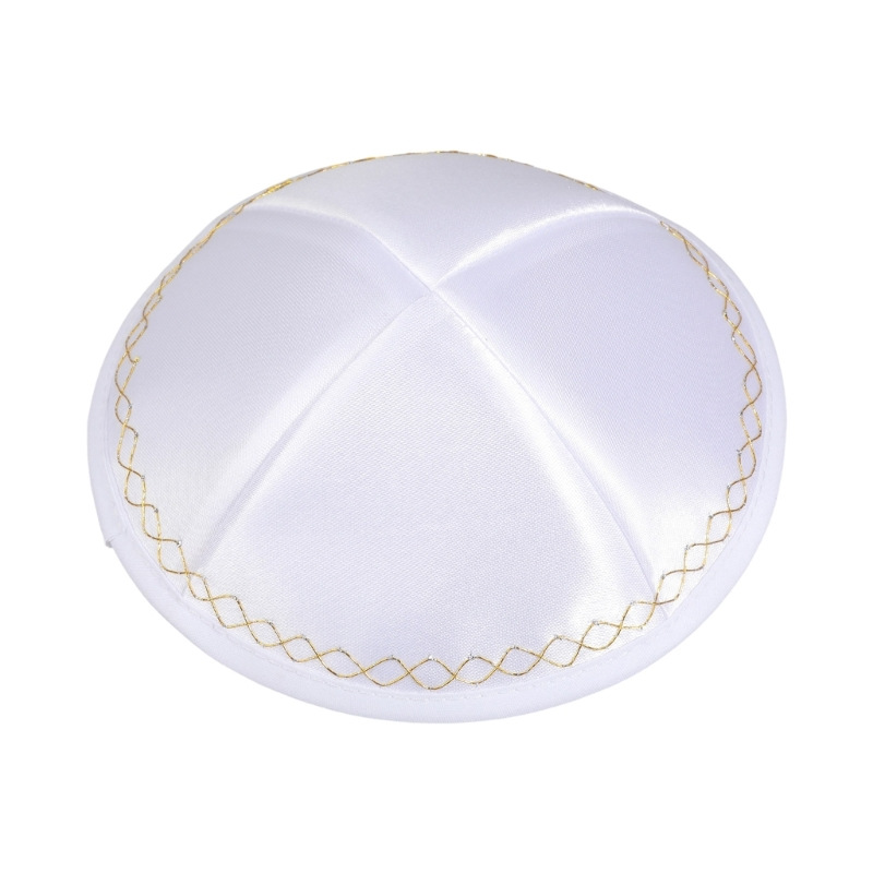 หมวกคิปปาห์ผ้าซาตินสีขาวพร้อมข - Skull Cap Helmet Liner บทวิจารณ์และราคา