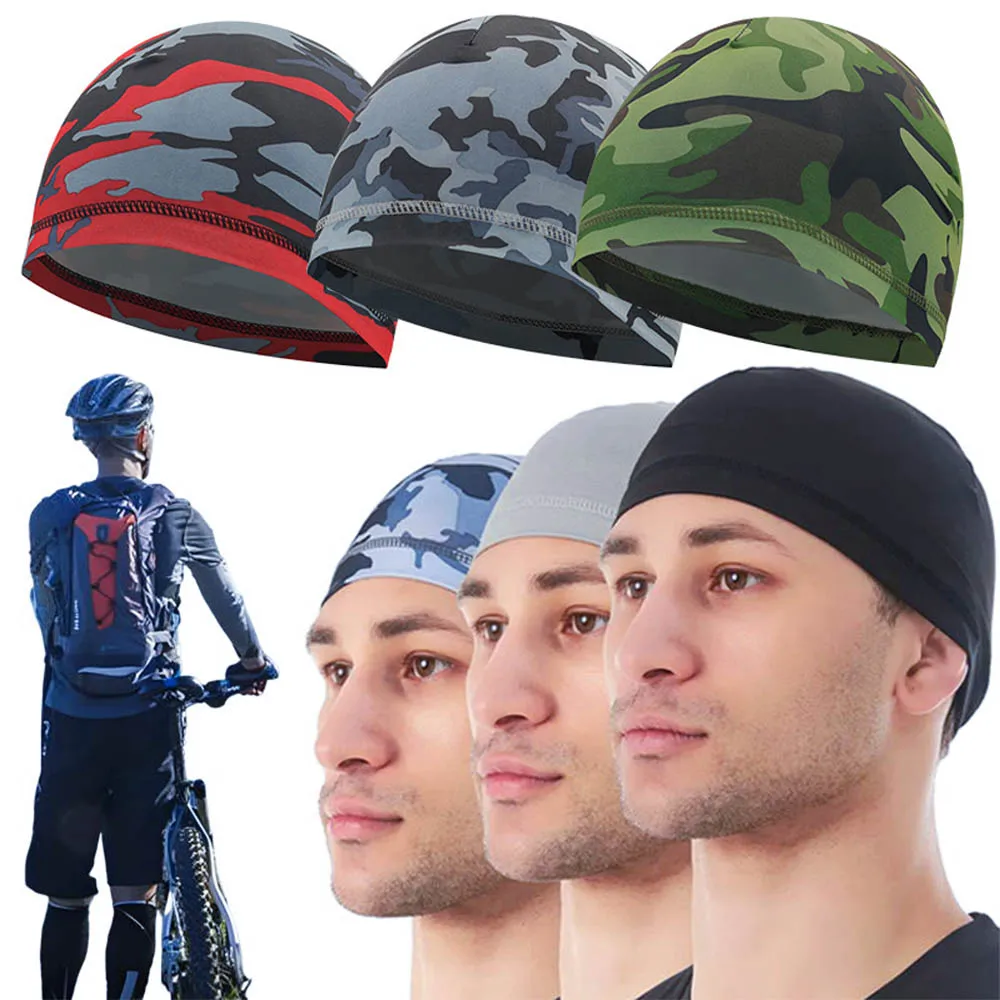 หมวกกันน็อคระบายความร้อน1ชิ้น, - Skull Cap Helmet Liner บทวิจารณ์และราคา