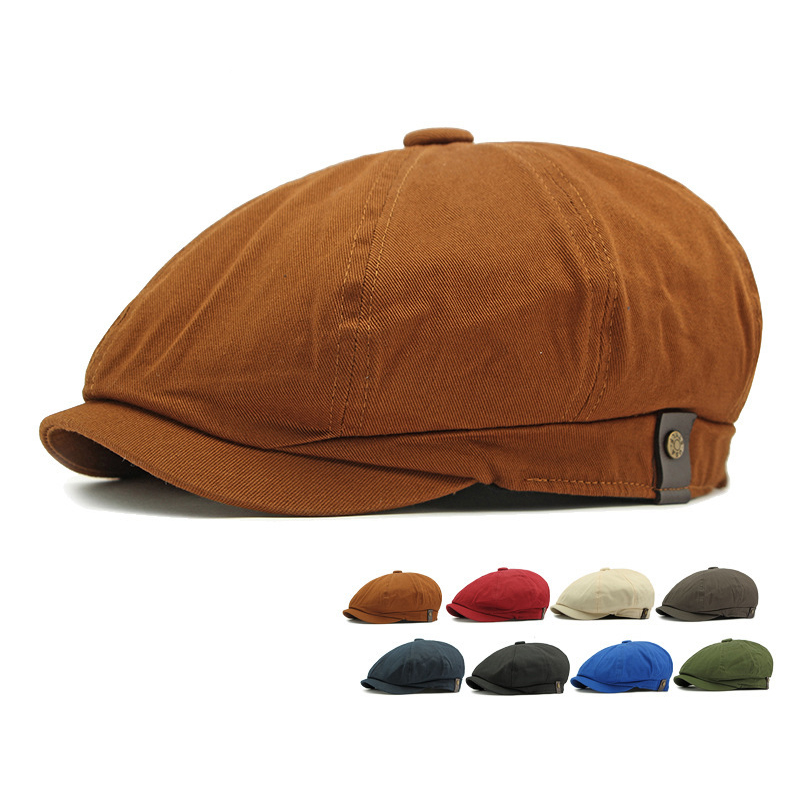 หมวกเบเร่ต์ทรงแปดเหลี่ยมสไตล์ว - Newsboy Cap Ivy บทวิจารณ์และราคา