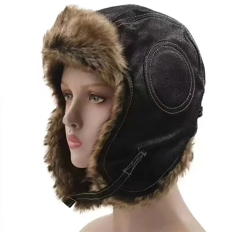 หมวกหนัง SnowWint แบบมีที่ปิดห - Trapper Hat Ear Flap บทวิจารณ์และราคา