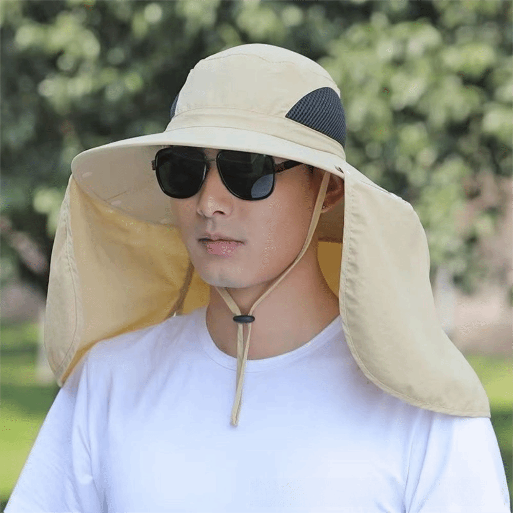หมวกกันแดดผ้าถอดได้สำหรับผู้ชา - Bucket Hat Cotton บทวิจารณ์และราคา