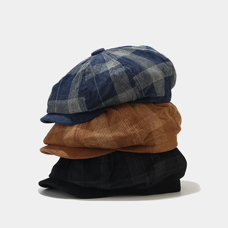 Corduroy ผู้ชายผู้หญิงเยาวชนเด - Newsboy Cap Ivy บทวิจารณ์และราคา