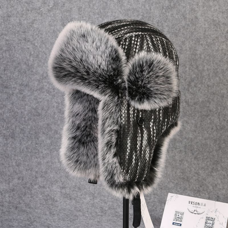 B-8433 Man BomberหมวกRexกระต่า - Winter Trapper Hat บทวิจารณ์และราคา