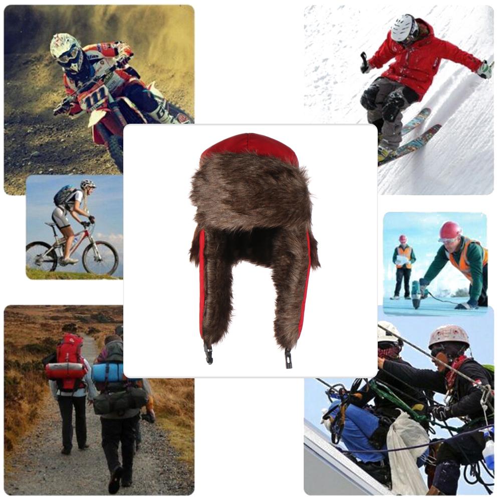 หมวกไหมพรมสำหรับผู้ชายและผู้หญ - Winter Trapper Hat บทวิจารณ์และราคา