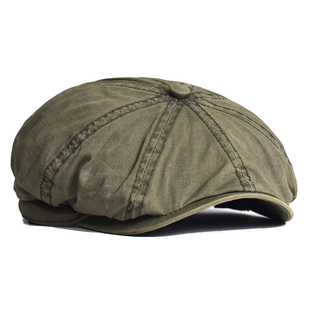 ล้างผ้าฝ้าย Newsboy หมวก Peaky - Newsboy Cap Ivy บทวิจารณ์และราคา