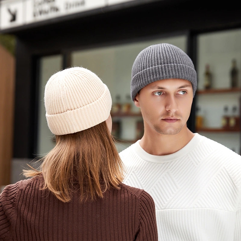 ฤดูหนาวถักหมวกกีฬากลางแจ้งเย็น - Beanie Cuffed Knit บทวิจารณ์และราคา